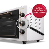 Simfer 4295 Retro Bej 42 Litre Turbo Midi/Mini Fırın - 4