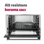 Simfer 4558 Beyaz 45 Litre Turbo Midi Fırın - 8