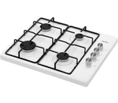 Simfer 3011L Beyaz 4 Gözü Gazlı Set Üstü Emaye Ocak - 1