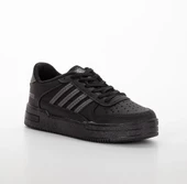Erkek Siyah Gri Füme Detaylı Casual Yürüyüş Ayakkabısı Konforlu Düz Taban Ultra Yumuşak Sneaker - 2