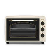 Simfer 3495 Retro Bej 34 Litre Statik Midi/Mini Fırın - 2