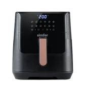 Simfer SK-6704 Air Fry Smart Siyah 8L Dijital - 6