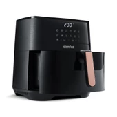 Simfer SK-6704 Air Fry Smart Siyah 8L Dijital - 1