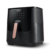 Simfer SK-6704 Air Fry Smart Siyah 8L Dijital - 5