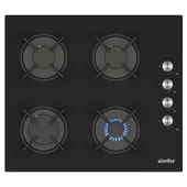 Simfer 4 Fonksiyon Trend Mekanik Siyah Power Turbo 3'lü Ankastre Set (8228 Fırın + 3046 Ocak + 8721 Davlumbaz) thumbnail 3