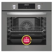 Simfer 9 Fonksiyon QS Dijital Gri Ankastre Set (8223 Fırın + 3538 Ocak + 8736 Davlumbaz) - 2