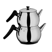 Home Perfect Küre Aile Boy Çaydanlık -İndüksiyon Tabanlı- Siyah Kulp-4CYD080 - 1