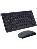 Mini Düz Sessiz Kablosuz Klavye + Mouse (Yurt Dışından) - 1
