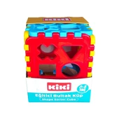 Kiki Eğitici Bul-Tak Küp 12 Parça Eğitici Oyuncak - 2