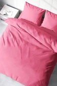 NİVEMESHOME ŞEKER PEMBE %100 PAMUK ÇİFT KİŞİLİK NEVRESİMTAKIMI - 2