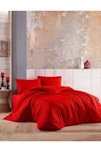 NİVEMESHOME KIRMIZI %100 PAMUK ÇİFT KİŞİLİK NEVRESİM TAKIMI - 1