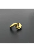 Yarım Sarmal Model Altın Kaplama Bijuteri Yüzük thumbnail 1