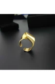 Kurdela Model Altın Kaplama Bijuteri Yüzük thumbnail 2