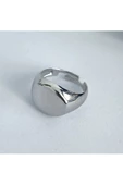 Göbekli Model Gümüş Kaplama Bijuteri Yüzük thumbnail 2