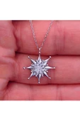 Kutup Yıldızı Modeli Zincirli Bay- Kolye Ucu 925 Ayar Gümüş thumbnail 3