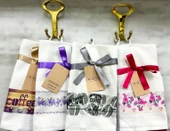 NİVEMESHOME 2 Lİ FUŞYA-BEYAZ ASORTİ MODEL MUTFAK HAVLUSU thumbnail 1