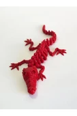3d Hareketli Iskelet Timsah Figürlü Oyuncak - Kırmızı - 5