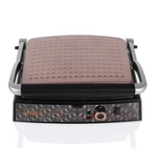 Arnica Diamond 2000 W  Çıkartılabilir Granit Plaka  6 Dilim Tost Makinesi- Rose - 1
