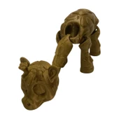 3d Hareketli Baybi Zürafa Oyuncak - Altın Kahve - 5