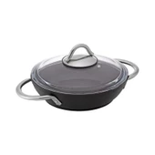 Bonera Granit Pro Plus 1082 Siyah Çift Kulplu Omlet Tavası 20 cm - 1