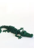 3d Hareketli Iskelet Timsah Figürlü Oyuncak - Yeşil - 3
