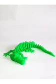 3d Hareketli Iskelet Timsah Figürlü Oyuncak - Neon Yeşil - 6