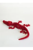 3d Hareketli Iskelet Timsah Figürlü Oyuncak - Kırmızı - 3