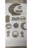 Ramazan süslemesi 10lu  Hoşgeldin Ramazan  dekoratif  ürünler - 1