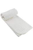 NİVEMESHOME KREM KALPLİ 100X120 BEBE BATTANİYE MERİNOS - 1