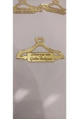 isme özel Gold gelin bohçası yazısı 5li paket - 1
