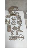 Ramazan süslemesi 12 parçalı  HOŞGELDİN RAMAZAN dekoratif  duvar süslemesi - 2