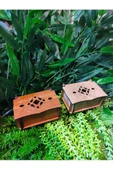Çok Amaçlı Ahşap Mini Kutu 5li Paket - 3