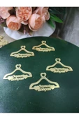 Pleksi Gold Damat Bohçası Süsü Yazısı 5li Paket - 1