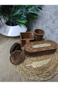 Ahşap Masa Üstü Isimlik 6lı Set - 1