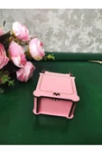 Mini Çok Amaçlı Renkli Ahşap Kutu 5li Paket - 1