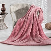 PEARLY PEMBE ÇİFT KİŞİLİK TOMURCUK SOFT BATTANİYE MERİNOS - 1