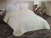 TAÇ KRİSTAL EKRU ÇİFT KİŞİLİK BATTANİYE - 1