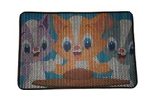 Nanbell Büyük Elekli Çift Katlı Kedi Kumu Paspası 75X59 cm Desenli No:2 - 1