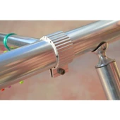 Balkon Çamaşır Kurutma Askısı Oval Kurutmalık Çamaşırlık Alüminyum thumbnail 6