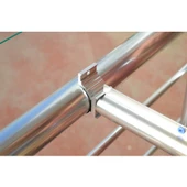 Balkon Çamaşır Kurutma Askısı Oval Kurutmalık Çamaşırlık Alüminyum thumbnail 3