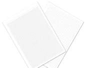 A4 Okul Defteri 6'lı PAKET 60 yp. Dikişli 3 Çizgili+3 Kareli - 3