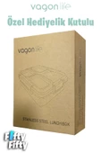 Vagonlife Büyük Ebat 1200 ML (Sızdırmaz,Karışmaz 4 Bölmeli) Lunch Box Yeni Nesil Sefer Tası -FF7080 - 6