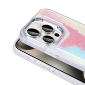 Apple iPhone 15 Pro Max Kılıf Airbagli Renkli Arka Yüzey Boncuk Tasarımlı Zore Kumul Kapak thumbnail 10