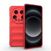 Xiaomi Mi 14 Ultra Kılıf Esnek TPU Oyuklu Arka Yüzey Tasarımlı Zore Etnik Silikon Kapak - 6
