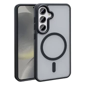 Galaxy S24 Plus Kılıf Magsafe Şarj Özellikli Mat Arka Yüzey Zore Sio Kapak - 3