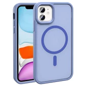 Apple iPhone 11 Kılıf Magsafe Şarj Özellikli Mat Arka Yüzey Zore Sio Kapak thumbnail 8