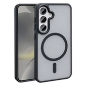 Galaxy S24 Kılıf Magsafe Şarj Özellikli Mat Arka Yüzey Zore Sio Kapak thumbnail 1