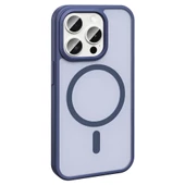 Apple iPhone 15 Pro Max Kılıf Magsafe Şarj Özellikli Mat Arka Yüzey Zore Sio Kapak thumbnail 9