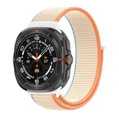 ??Galaxy Watch Ultra 47mm Zore KRD-03 Hasır Kordon - 5