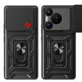 Huawei Pura 70 5G Kılıf Magnetik Standlı Kamera Korumalı Zore Sürgülü Vega Kapak - 12